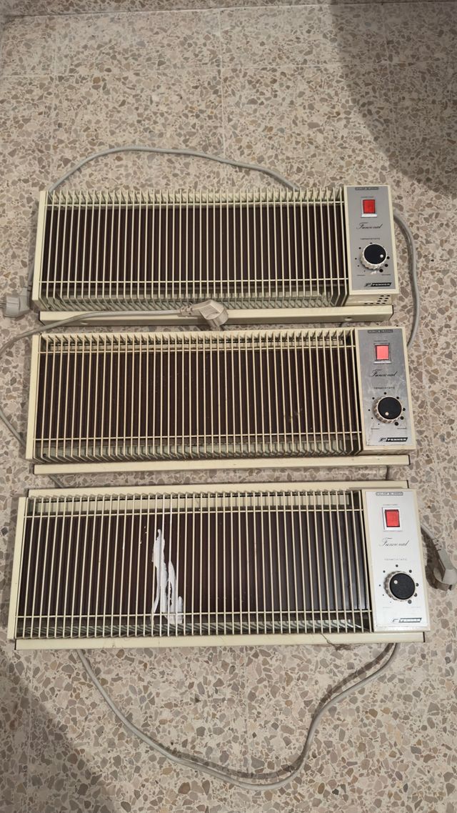 Radiatore elettrico beige