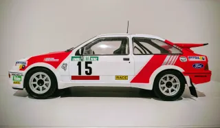Ford Sierra RS Sainz 1/18 Rally Portugal 1987