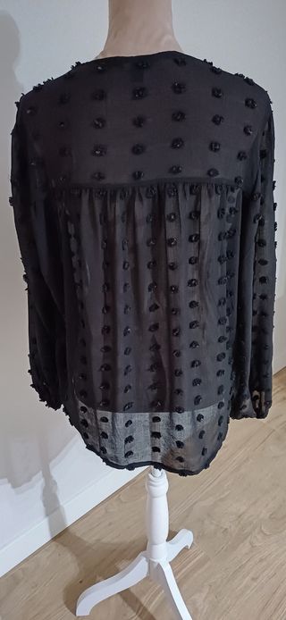 Blusa Cortefiel Negra