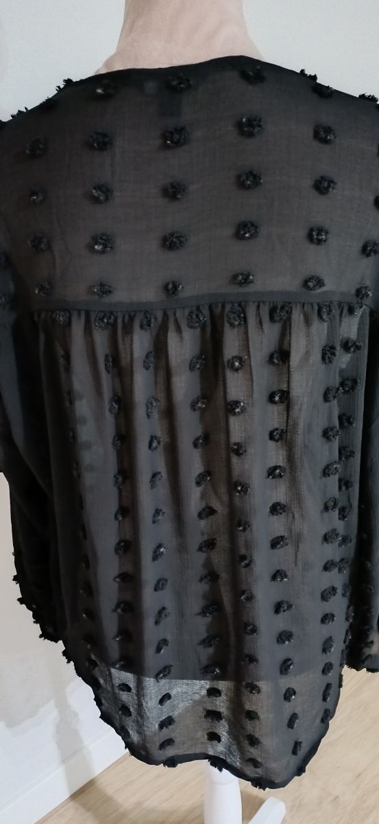 Blusa Cortefiel Negra