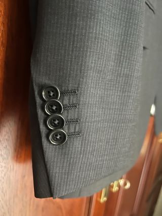 Traje Massimo Dutti Raya Azul Marino Talla 46