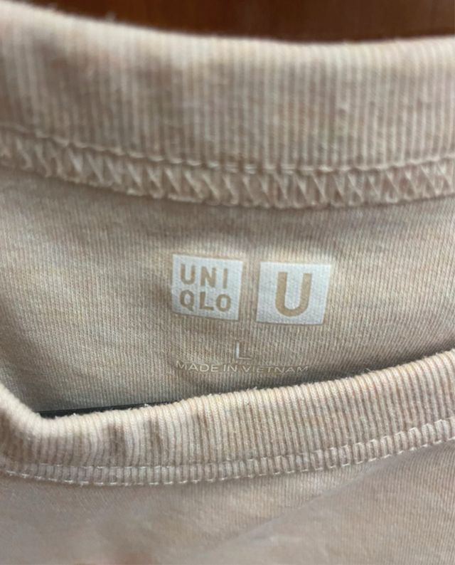 Camiseta Uniqlo Rosa Talla M