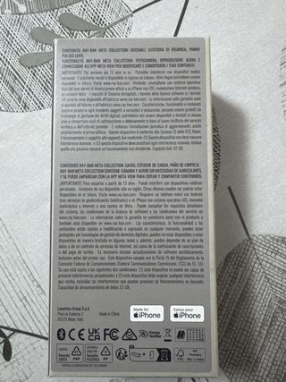 Gafas Ray-Ban Meta Negras