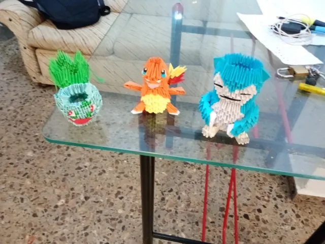 Figuras Pokémon Origami