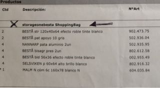 2 Credenze in Rovere Tinta Bianca