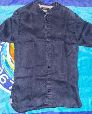 Camisa Manga Corta Tommy Hilfiger Azul