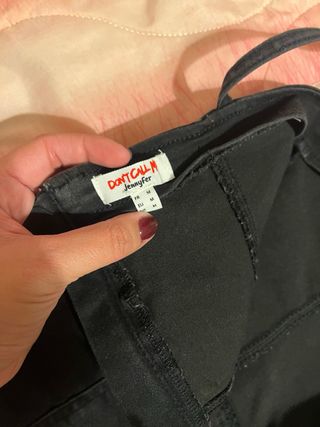 Vestito in jeans nero