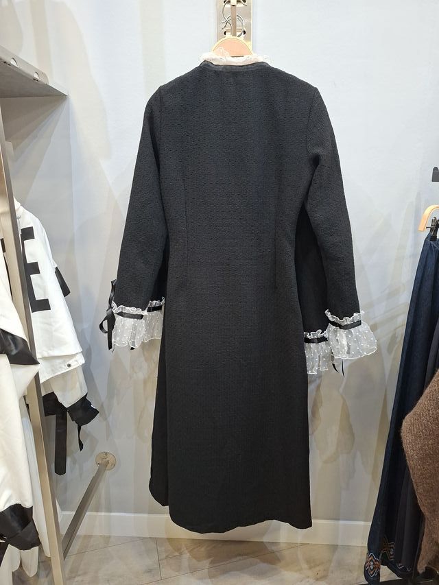 Vestido negro con encaje