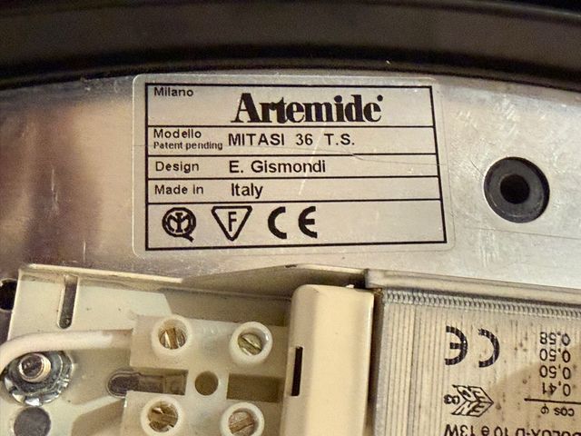 Plafoniera Artemide Ernesto Gismondi