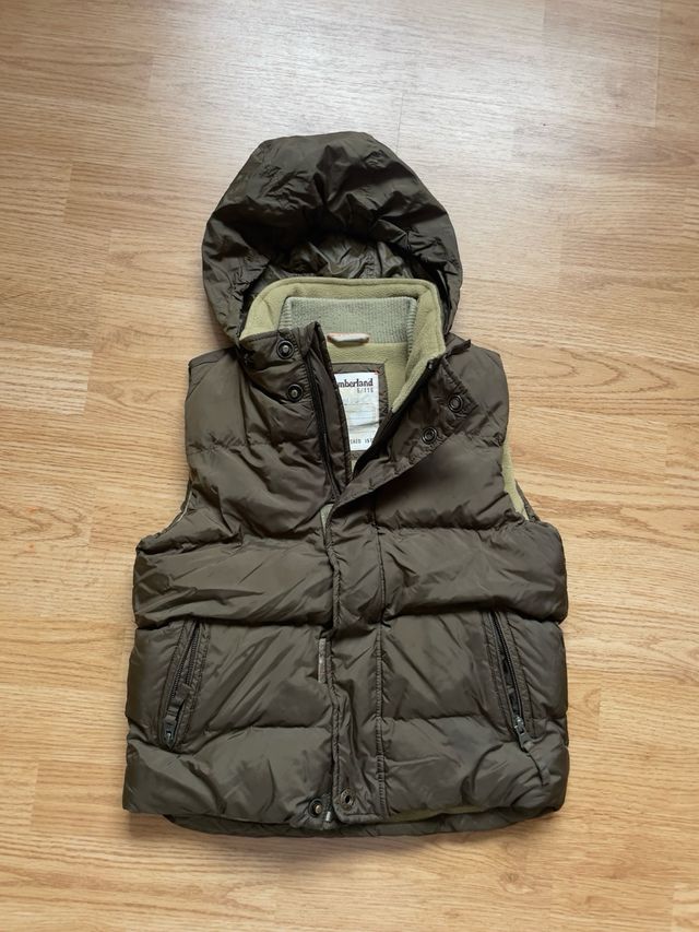 Chaleco Timberland niño T6 verde oliva