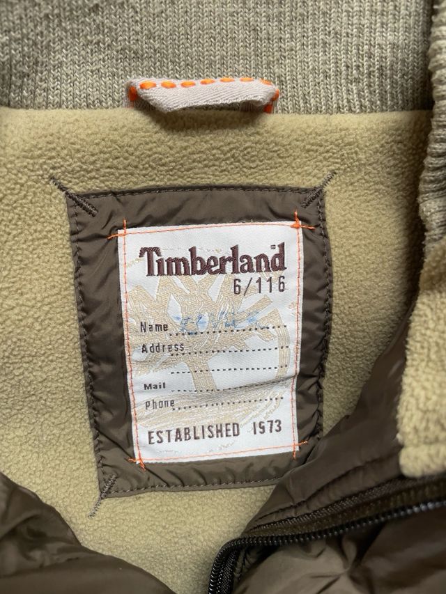 Chaleco Timberland niño T6 verde oliva
