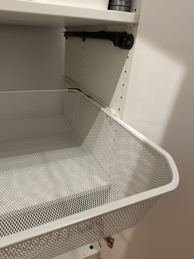 2 Cestas Metálicas + 2 Baldas Blancas