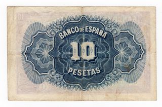 Billete 10 Pesetas Banco de España 1935