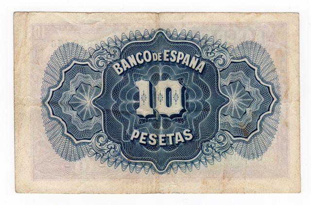 Billete 10 Pesetas Banco de España 1935