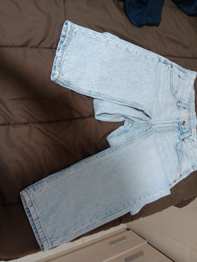 Pantalón vaquero azul claro talla 38 hombre