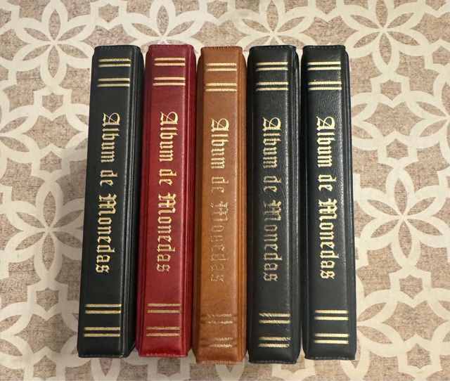 5 Álbumes Colección Monedas