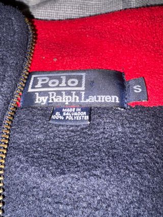 Forro Polar Ralph Lauren Vintage Azul Talla M