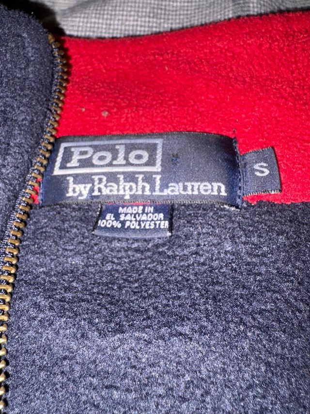 Forro Polar Ralph Lauren Vintage Azul Talla M