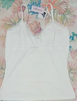 Camiseta tirantes Esmara encaje nueva
