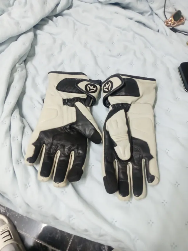 Guantes Moto Armure grises y Negros