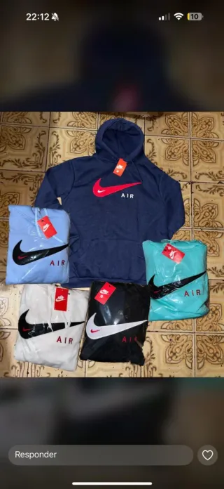 Sudadera Nike Rosa y Negra