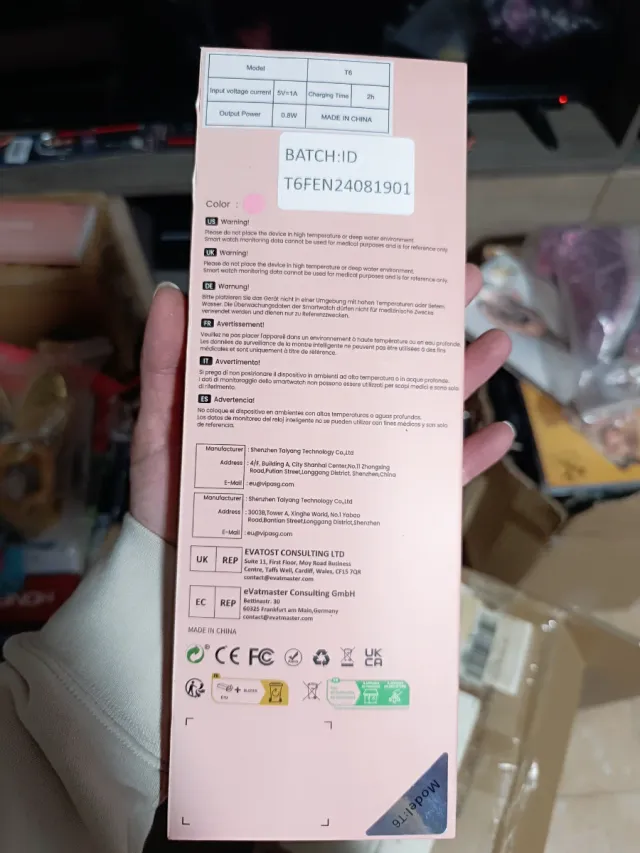 Smart Watch Rosa Nuevo