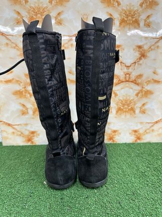 Stivali Nannini neri con stampa