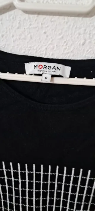 Vestido Morgan Negro y Blanco