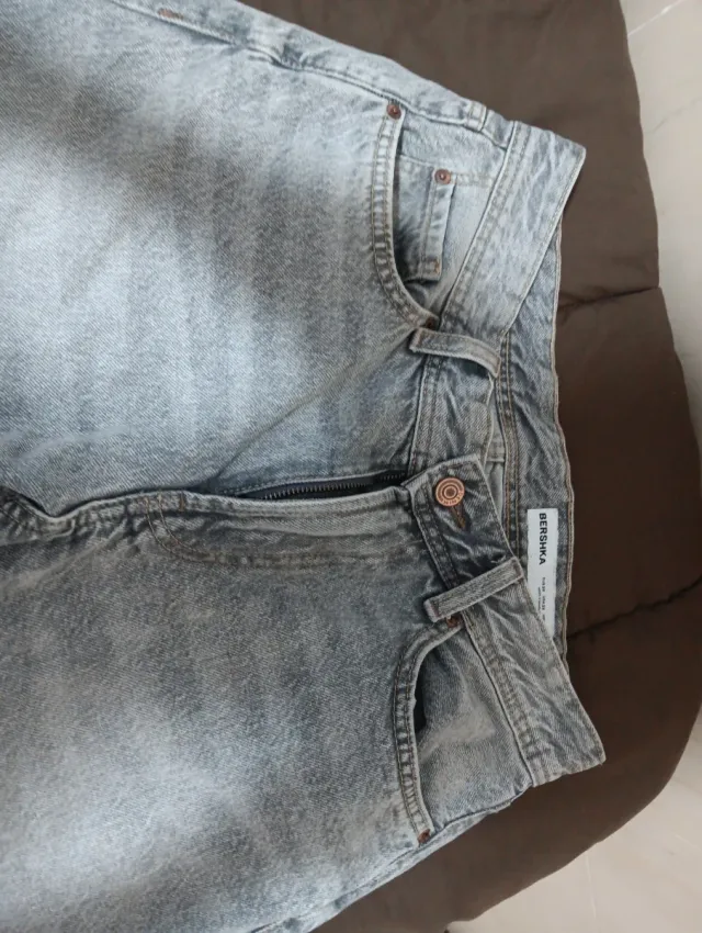 Pantalón vaquero gris oscuro T.36