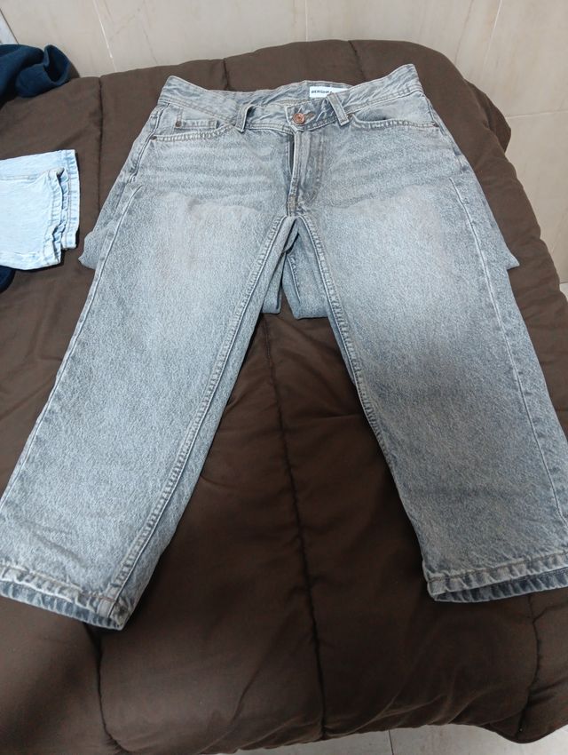 Pantalón vaquero gris oscuro T.36