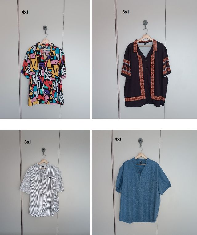 Lote de 4 camisas de hombre a estrenar.