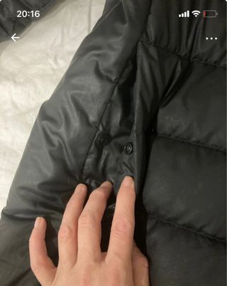 Chaquetón Adidas Negro Plumas