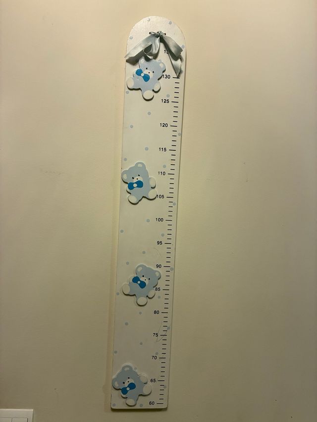 Medidor de altura bebé/niño madera