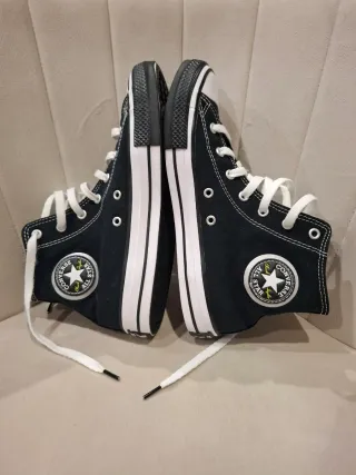 Converse All Star Talla 38.5 Negras