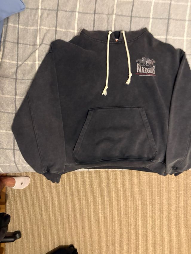 Sudadera Fake Gods Negra Talla L