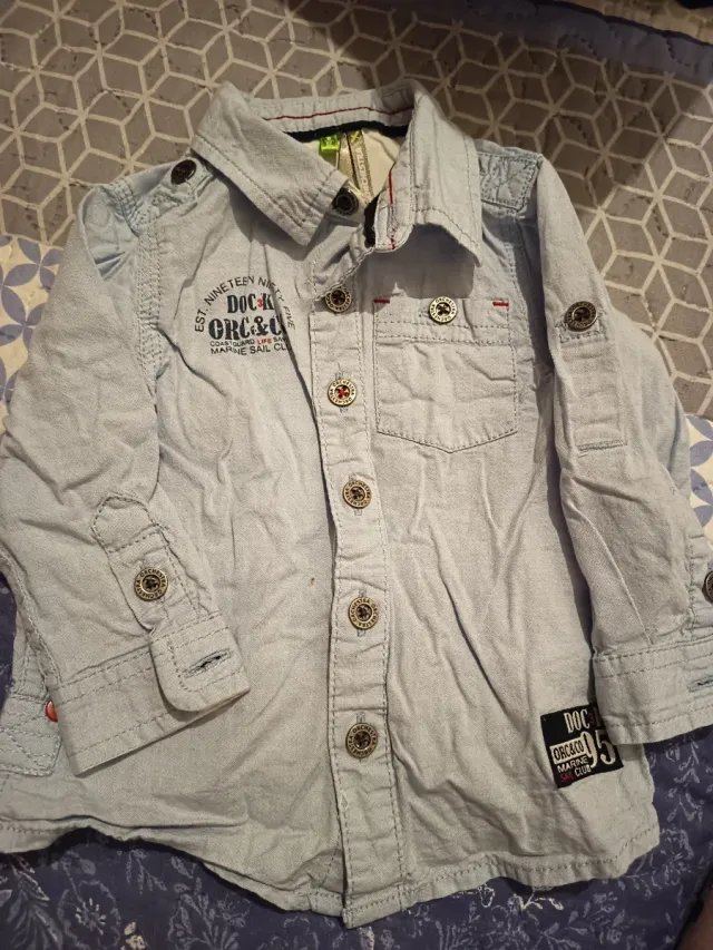 Camisa bebé desmangada