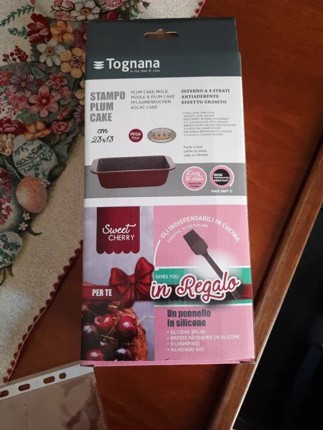 Stampo P Cake Tognana cm 23x13 + Penn + sottopent