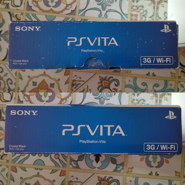 Caja PS Vita Vodafone 3G/Wi-Fi Crystal Black