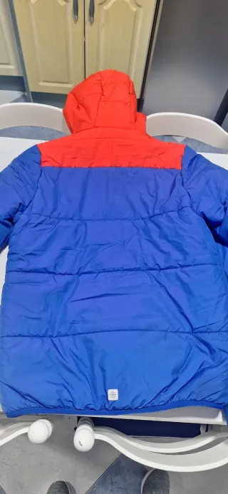 Chaqueta Adidas niño azul y roja