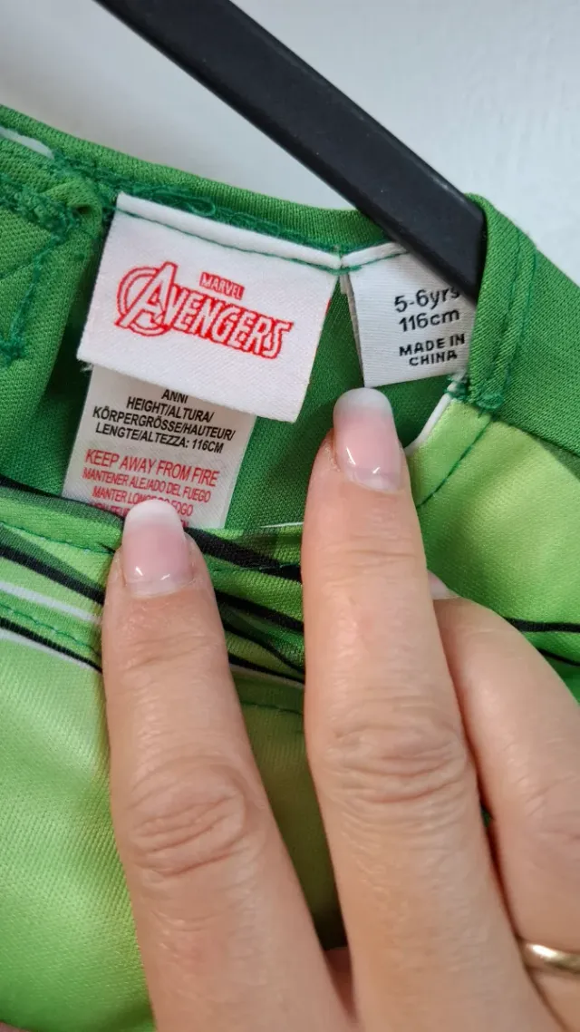 Disfraz Hulk Avengers Talla Infantil