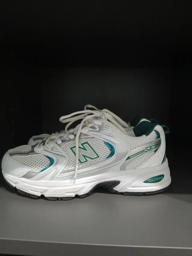 New Balance 530 Blancas y Verdes