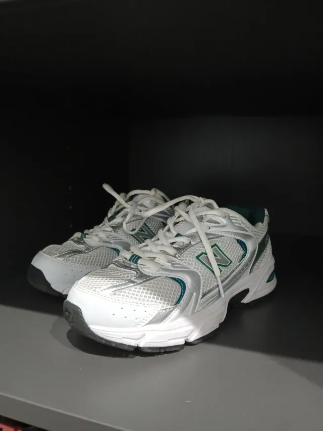 New Balance 530 Blancas y Verdes