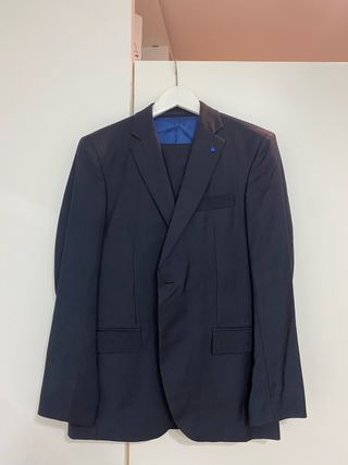Traje Purificacion Garcia Azul Marino Talla 46