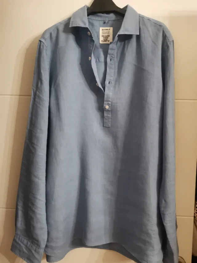 Camisa Ecoalf azul, talla XL solo 1 uso