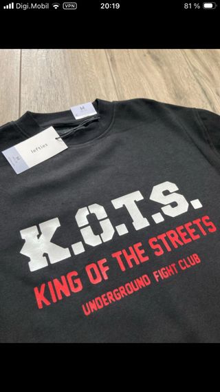 Sudadera K.O.T.S. Negra