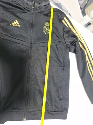 Chándal Real Madrid Adidas Negro y Dorado