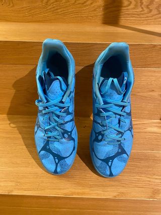 Zapatillas fútbol sala Kipsta azules