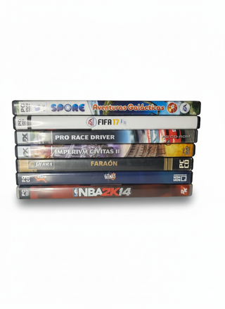 Pack 7 Juegos PC: Spore, Imperium, Faraón