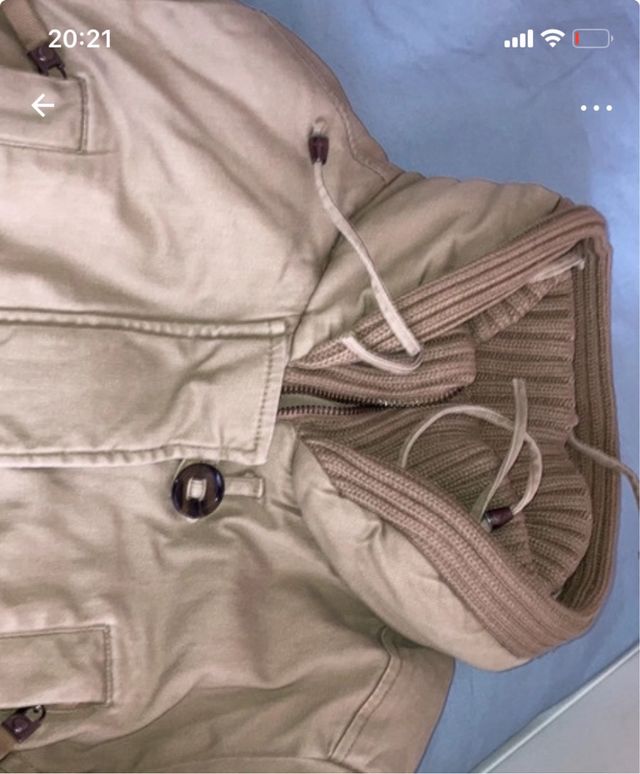 Chaquetón beige