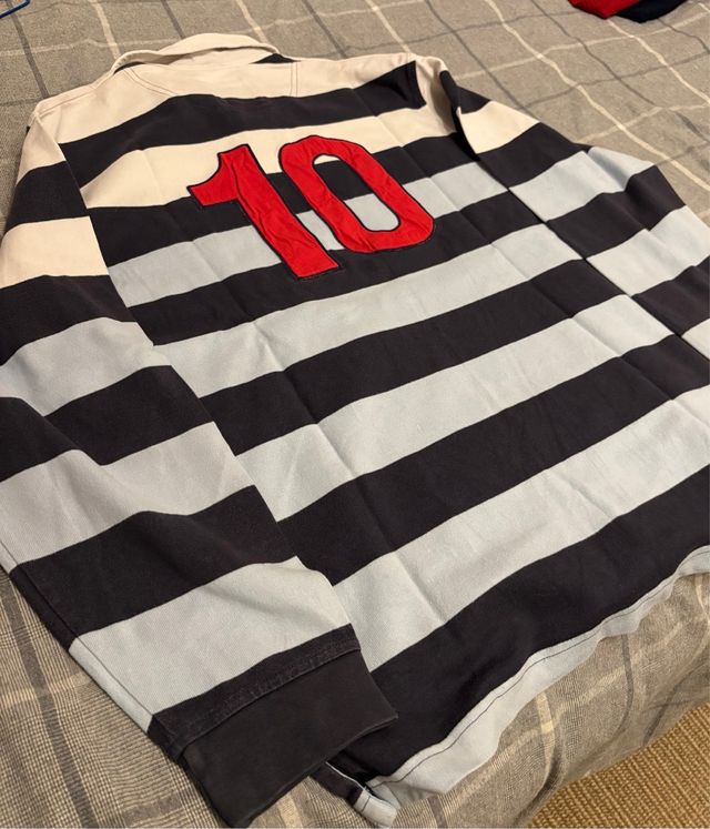 Polo Hackett Vintage Rayas Manga Larga